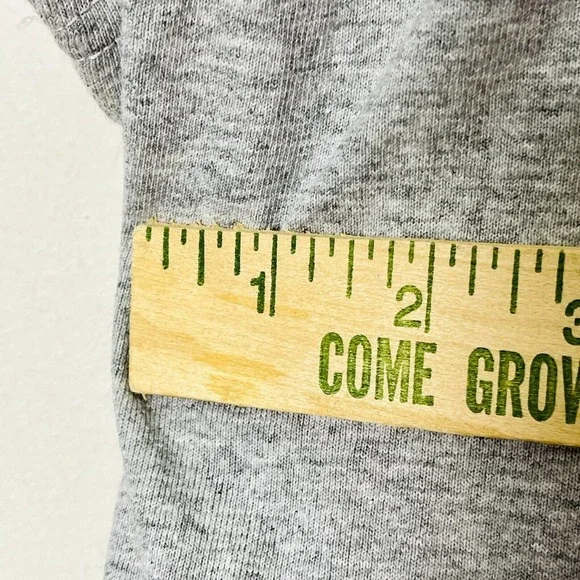 Vtg 90s Atlanta Braves Jersey Style T Shirt Men's XL Gray Baseball Athletic Wear - Picture 5 of 13